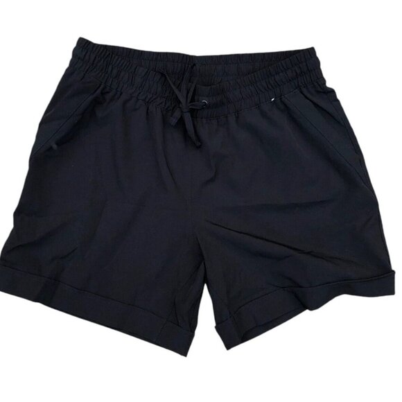 MONDETTA Pants - MONDETTA Black Shorts MED Womens Lounge Pockets Bottoms Elastic Waist